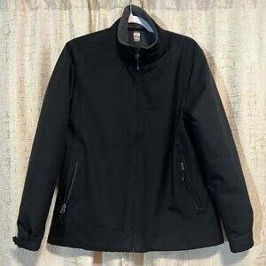 Women's Storm Creek‎ Fleece Lined Black Grey Full Zip Jacket Inner Pockets Large